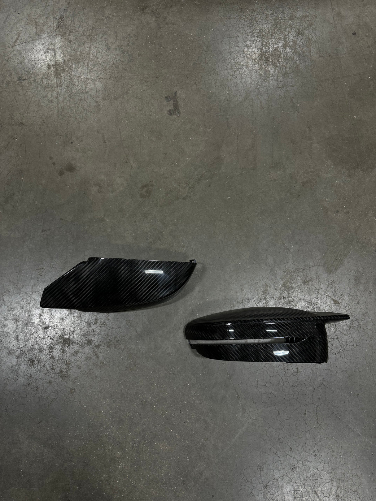 G2X Carbon Fiber M Style Mirror Cover Replacement Set - BMW G20 3-Series G42 2-Series) - MidWest Bimmer Supply