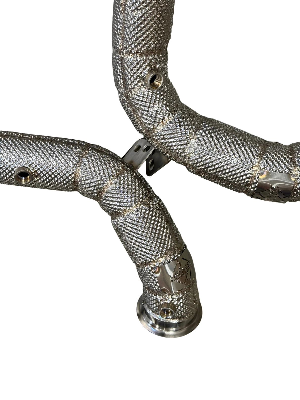 AMG GT Catless Race Downpipe W/ Heat Shield - Mercedes-Benz C190 M178 GT/GTS/GTC/GTR