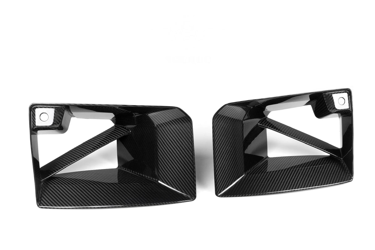 MP Style Dry Carbon Fiber Front Air Ducts (BMW G87 M2) - MidWest Bimmer Supply