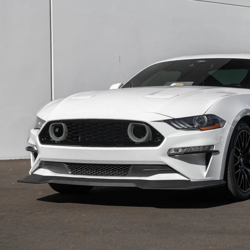 2018-2023 Mustang Matte Black Performance Style Front Lip