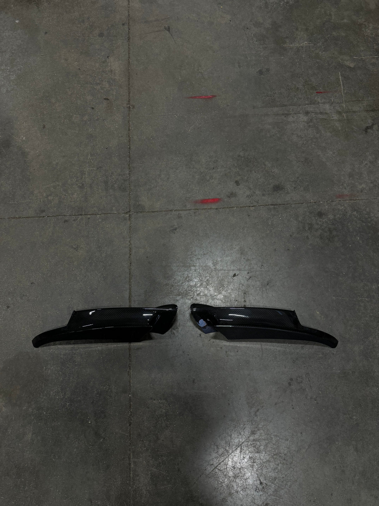 Dry Carbon Fiber Front Splitters - BMW E9X M3 - MidWest Bimmer Supply