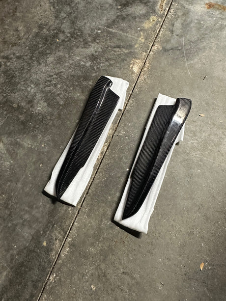 Rear Carbon Fiber Bumper Splitters (BMW E92 E93 M3) - MidWest Bimmer Supply