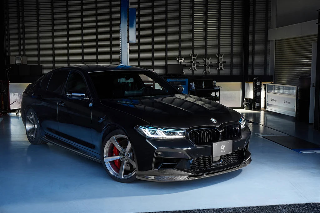 F90 M5 3D Style Carbon Fiber Front Lip - F90 M5 LCI