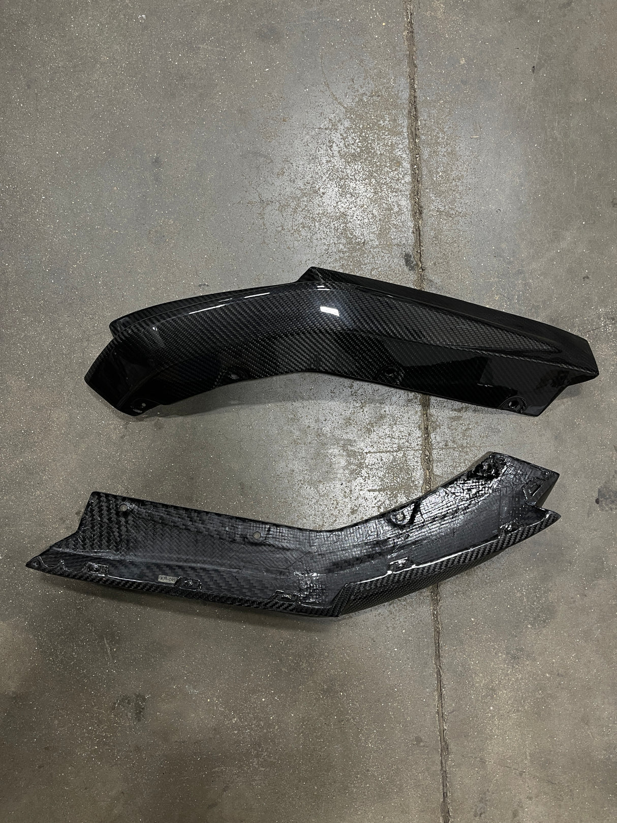 OEM Style Dry Carbon Fiber Rear Splitter (BMW G80 M3) - MidWest Bimmer Supply