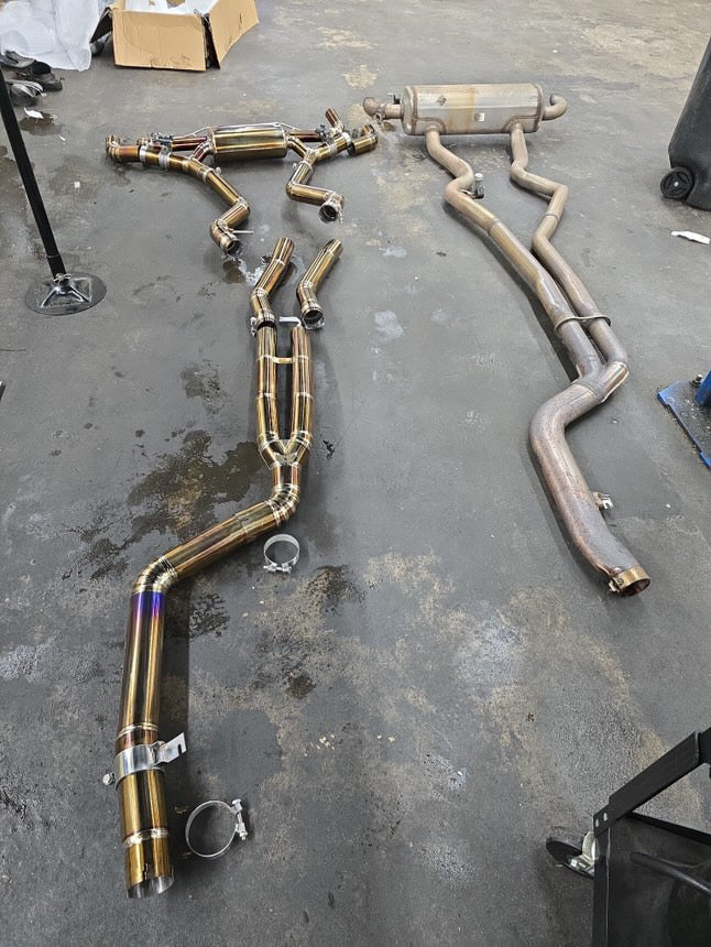 G2X M340i/M440i Full Valved Exhaust System - BMW G20 M340i G22 M440i B58 - MidWest Bimmer Supply