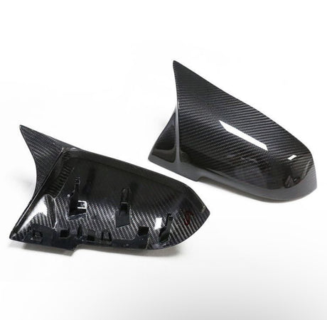 F87/F3X M Style Dry Carbon Fiber Mirror Cover Replacement Set (BMW F87 M2/F20/F22/F30/F32/F33/F36) - MidWest Bimmer Supply