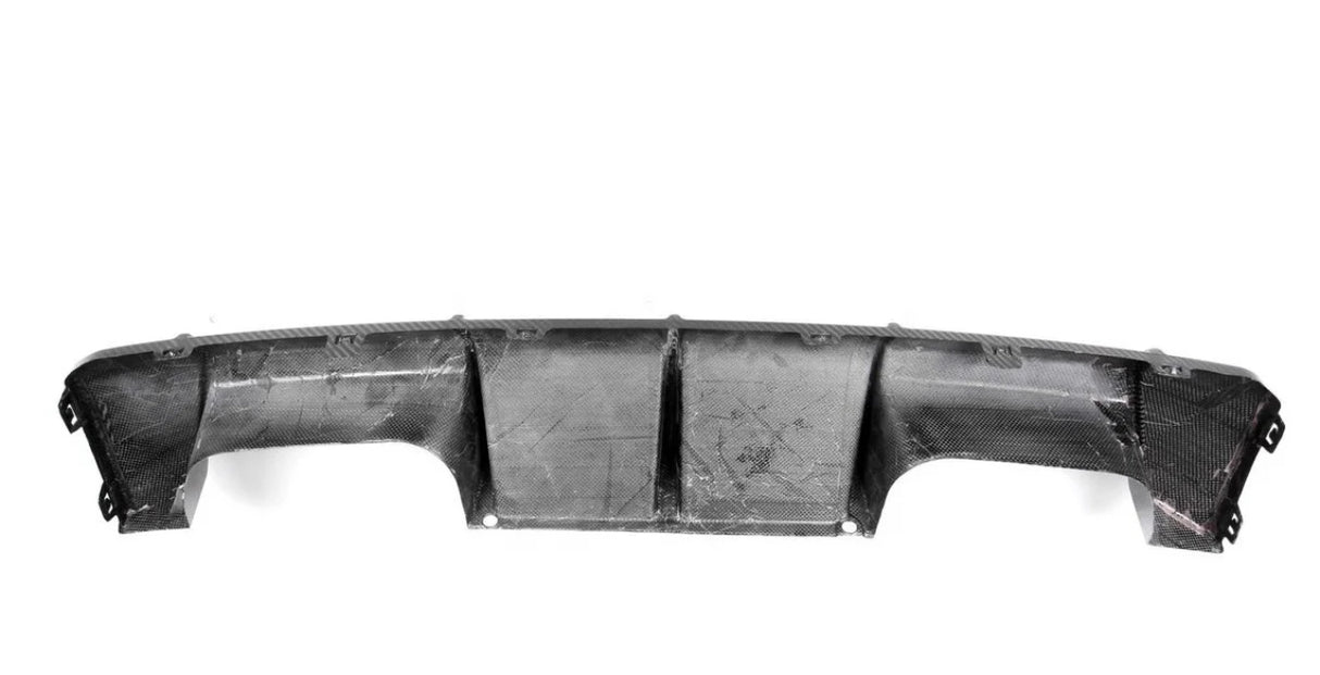 Dry Carbon Fiber OEM Euro Style Rear Diffuser (G80 M3 | G82/G83 M4) - MidWest Bimmer Supply