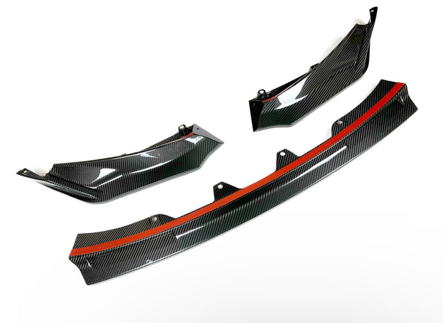 V Style Carbon Fiber 3-Piece Front Lip (BMW G80 M3 | G82/G83 M4) - MidWest Bimmer Supply