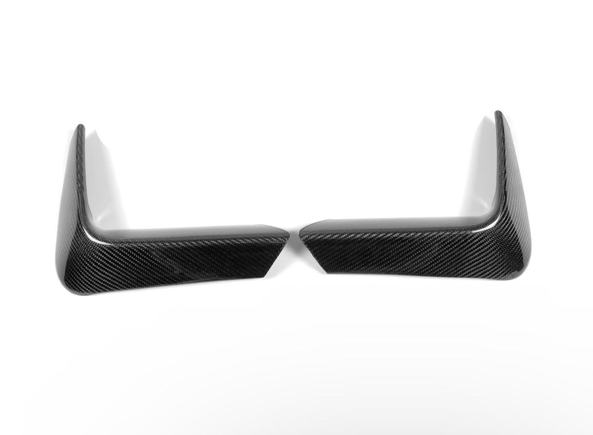 Dry Carbon Fiber OEM Style Rear Bumper Splitters (BMW M3 F80 | M4 F82/F83) - MidWest Bimmer Supply