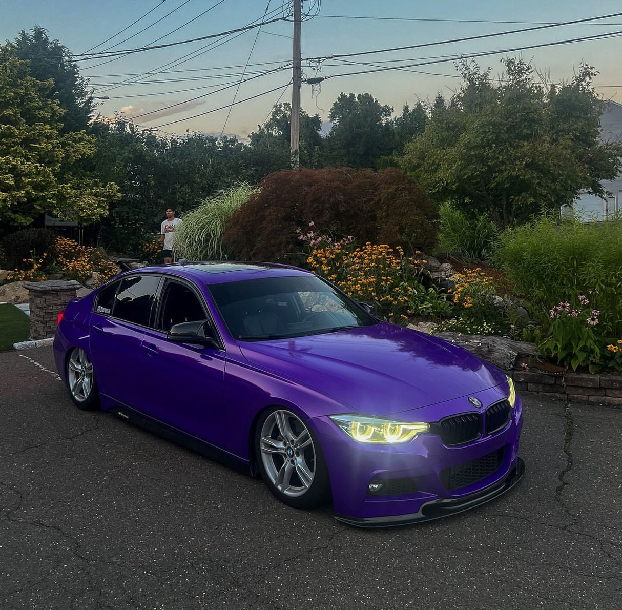 F30 Varis Style Carbon Fiber Front Lip - BMW F30 3-Series - MidWest Bimmer Supply