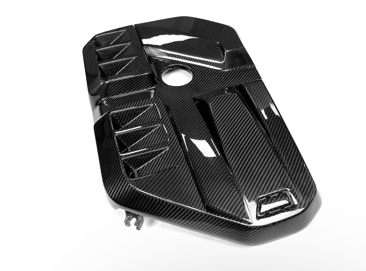 Dry Carbon Fiber Engine Cover Trim (BMW M3 G80 | M4 G82/G83) - MidWest Bimmer Supply