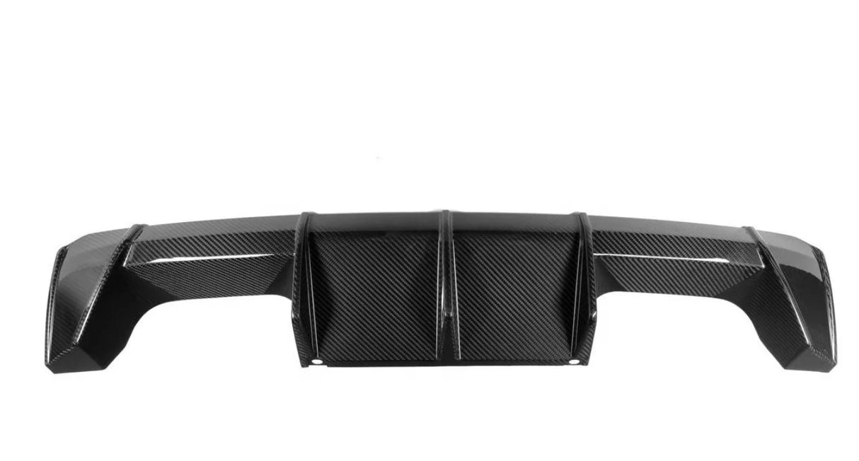 Dry Carbon Fiber OEM Euro Style Rear Diffuser (G80 M3 | G82/G83 M4) - MidWest Bimmer Supply