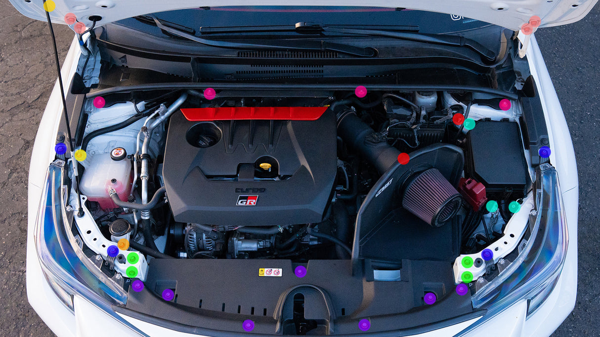 TOYOTA GR COROLLA 2023+ DRESS UP HARDWARE KIT