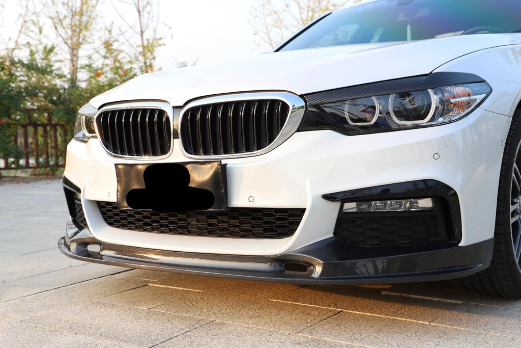 G30 5-Series GT4 Style Carbon Fiber Front Lip - G30 5-Series M Sport 2017-2018