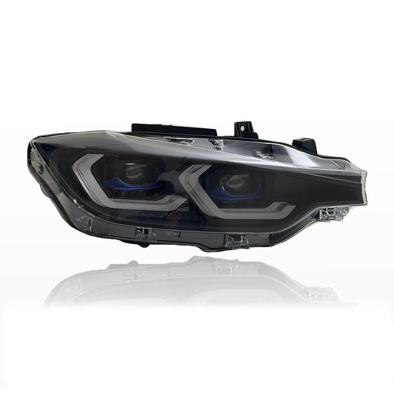 F30 3-Series Switchback Laser Style Headlights White/Yellow - F30 3-Series