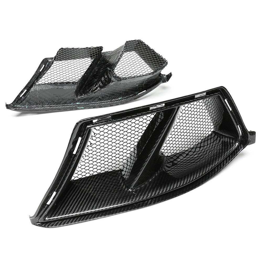 G8X M3/M4 Dry carbon Fiber Air Duct With Mesh - G80 M3 G82 G83 M4