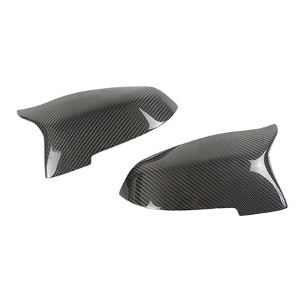 F10 5-Series LCI M Style Carbon Fiber Mirror Caps - F10/F11/F12/F13 LCI