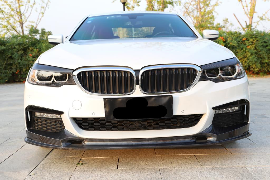 G30 5-Series GT4 Style Carbon Fiber Front Lip - G30 5-Series M Sport 2017-2018
