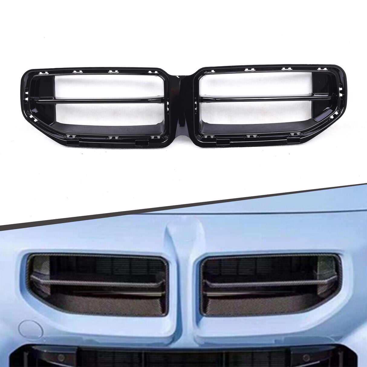G87 M2 Gloss Black MP Style Front Grille