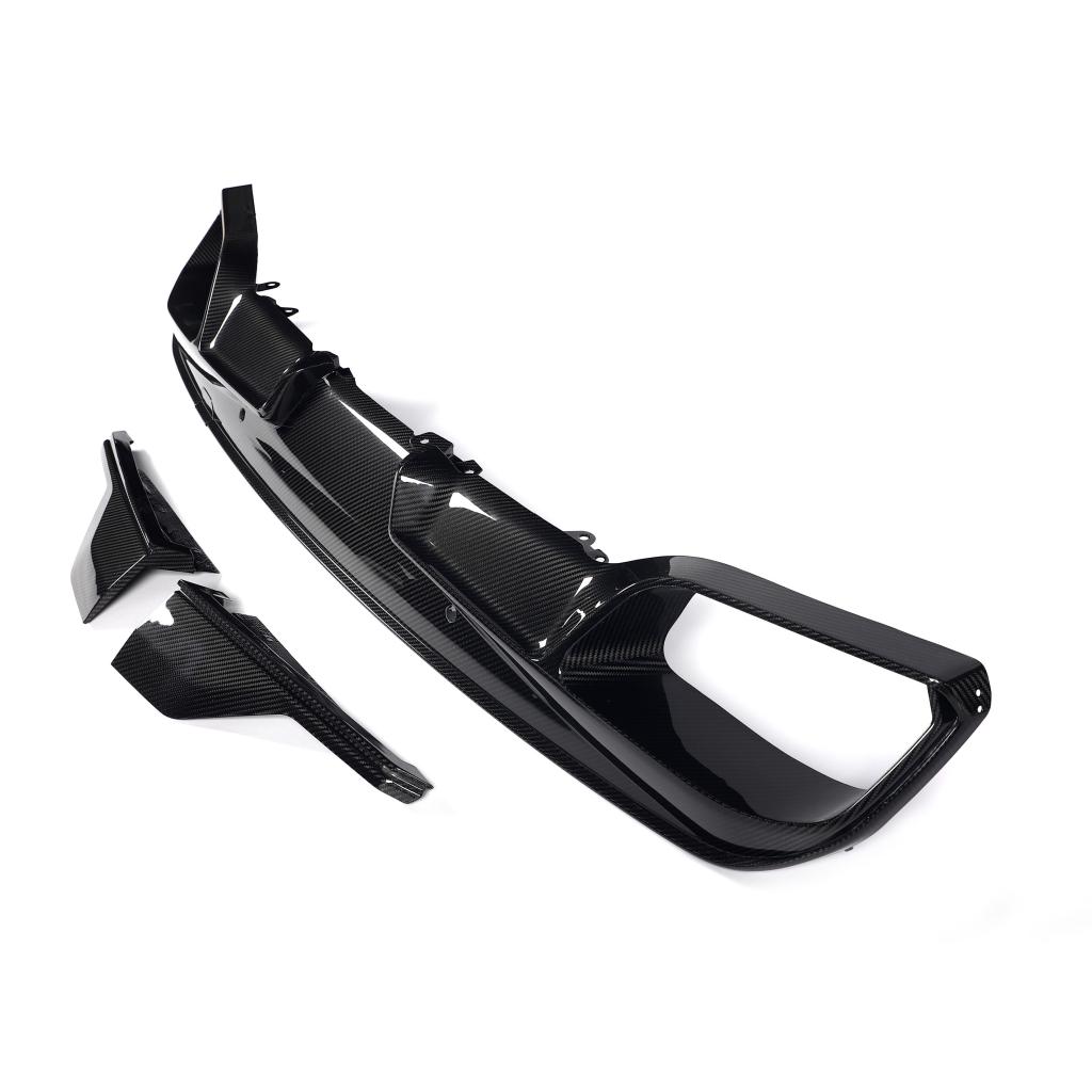 MBS F95 X5M LCI Dry Carbon Fiber Rear Diffuser MBS Style - F95 X5M LCI