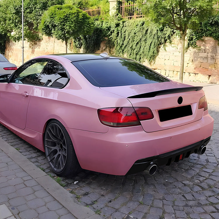E92/E93 Gloss Black LED F1 Style Rear Diffuser - E92 E93 3-Series