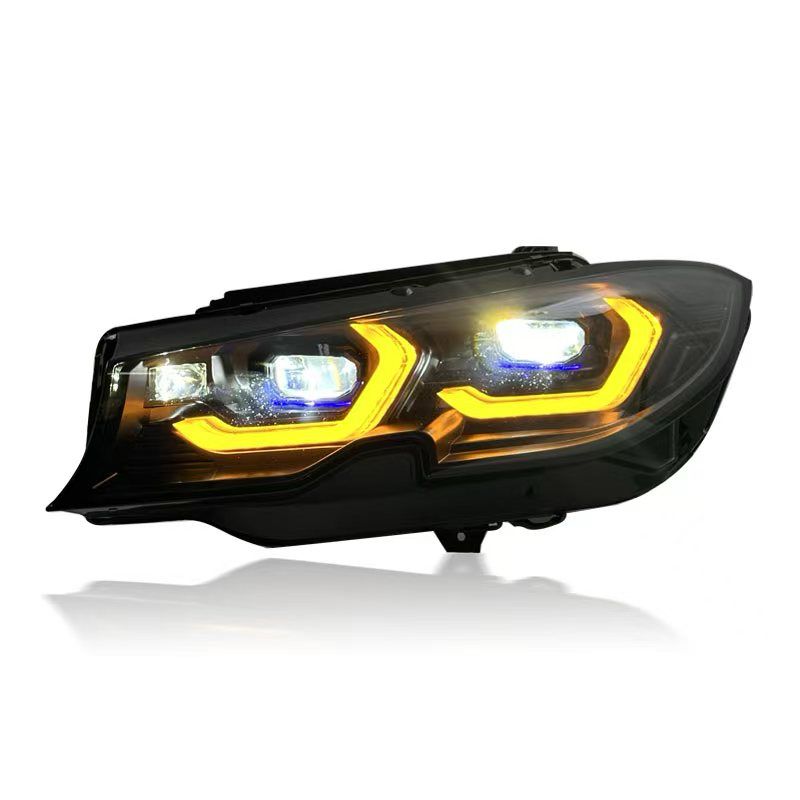 G20 - G8X Laser Style Headlight White / Yellow DRL - G20 3-Series