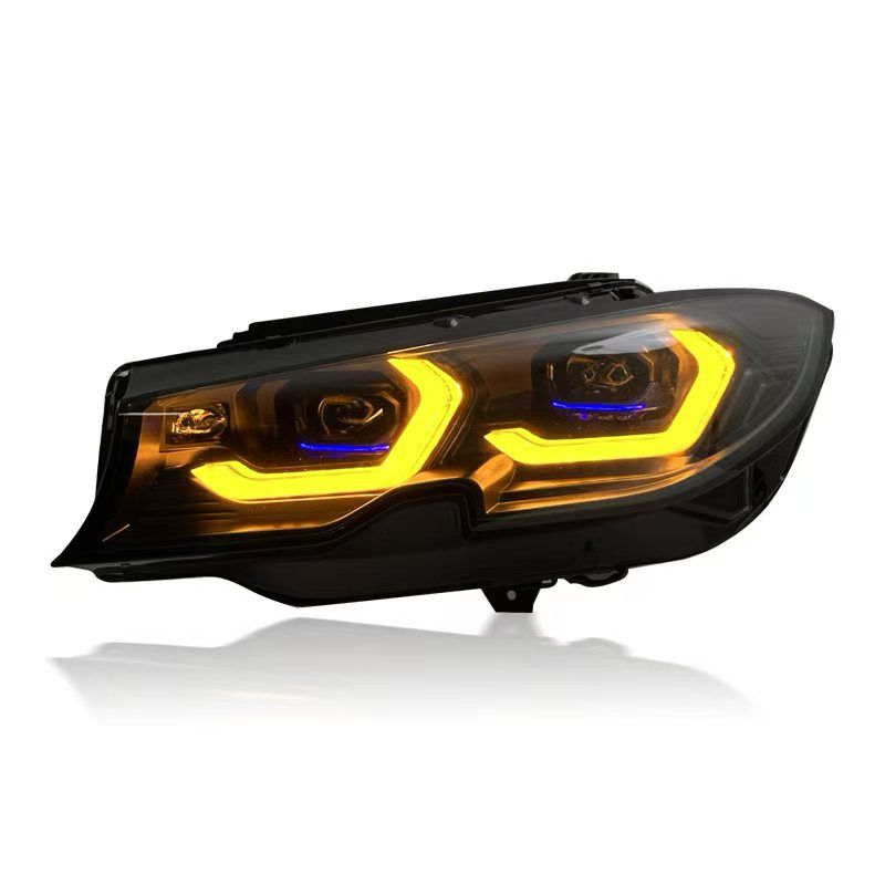 G20 - G8X Laser Style Headlight White / Yellow DRL - G20 3-Series
