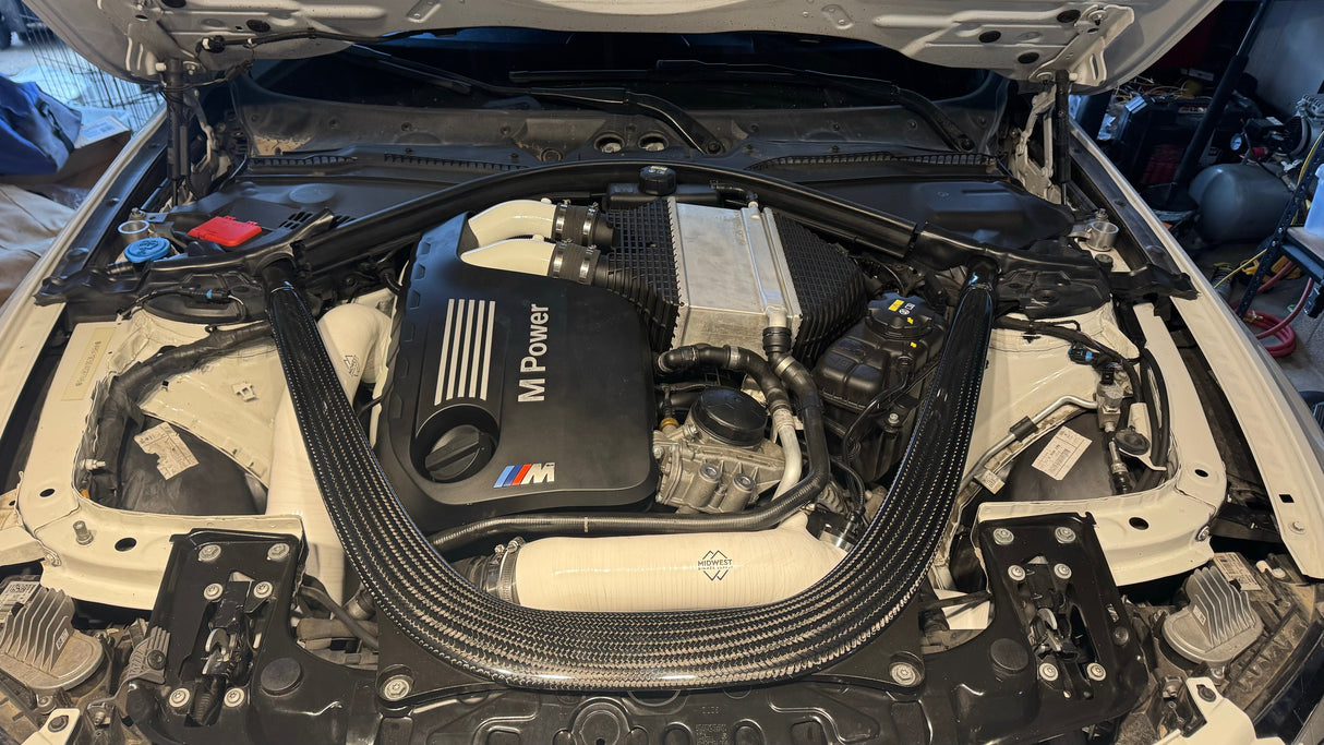 S55 Front Mount Silicone Intakes - F80 M3 | F82/F83 | F87 M2C - MidWest Bimmer Supply