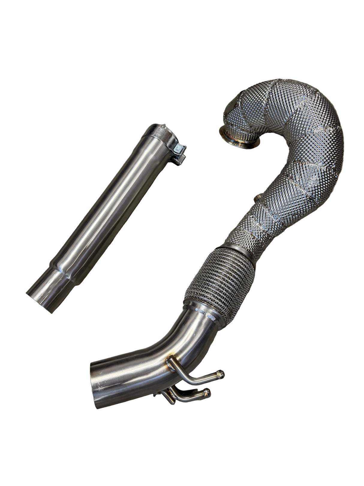 MK7/MK7.5 GTI Catless Race Downpipe W/ Heat Shield - Volkswagen MK7 MK7.5 Golf GTI 2.0T