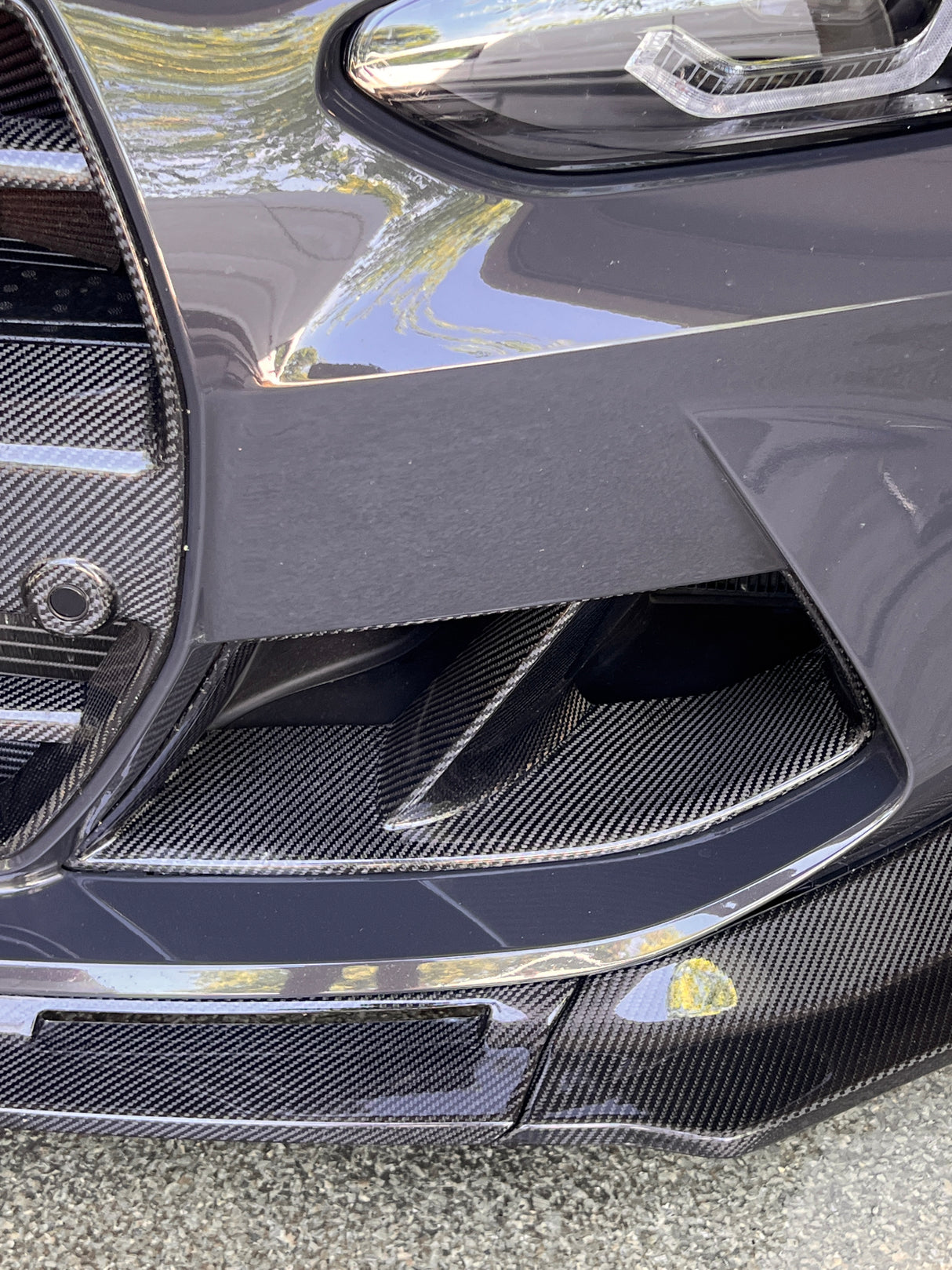 Dry Carbon Fiber M Performance Front Air Duct Set (BMW M3 G80 | M4 G82/G83) - MidWest Bimmer Supply