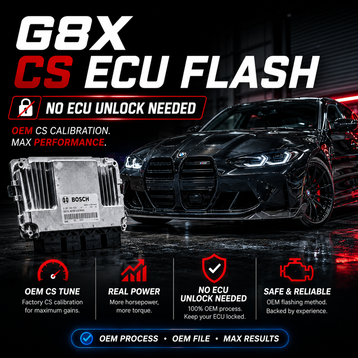 CS ECU FLASH - BMW G80 M3 G82 G83 M4 REMOTE CODING