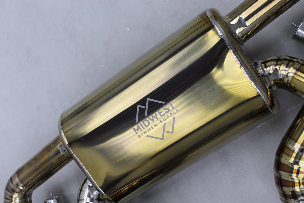 (Customizable) Toyota Supra A90/A91 Valved Exhaust System - MidWest Bimmer Supply