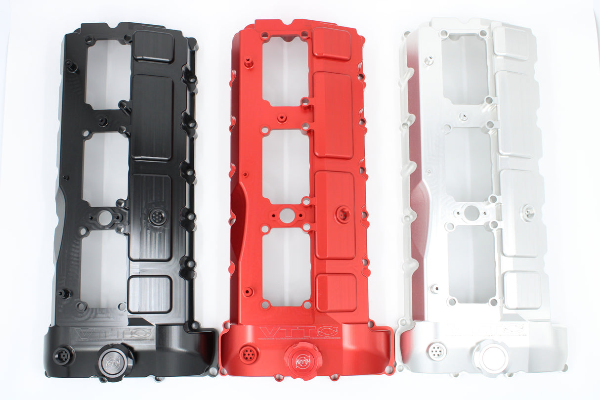 VTT S55/N55 EWG BILLET CNC Valve Cover - MidWest Bimmer Supply