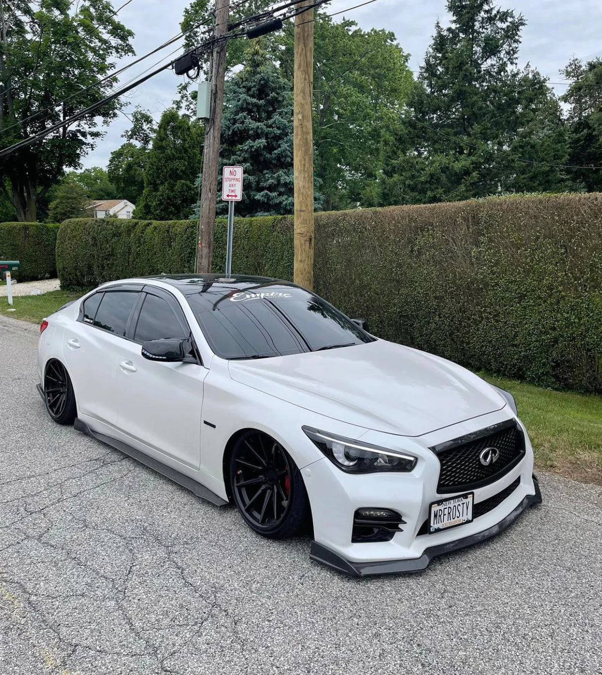 2014-2017 Infiniti Q50/Q50S Carbon Fiber Performance Front Lip