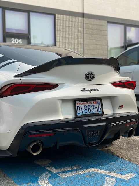 A90/A91 Supra Carbon Fiber V Style Spoiler - A90 A91 Supra