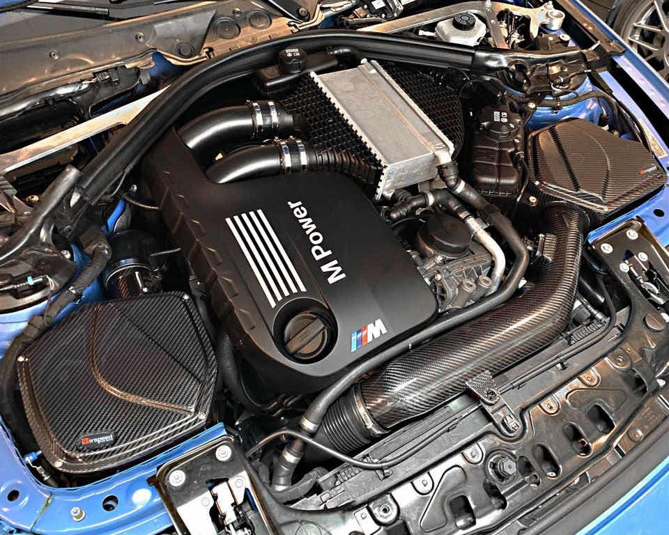 S55 Carbon Fiber Intake System - BMW F80 M3 / F82/F83 M4 / F87 M2C - MidWest Bimmer Supply
