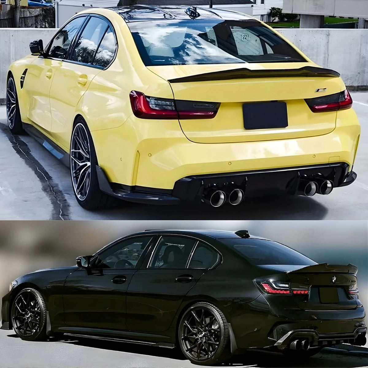 G20/G80 Gloss Black PSM Style Trunk Spoiler - G20 3-Series G80 M3