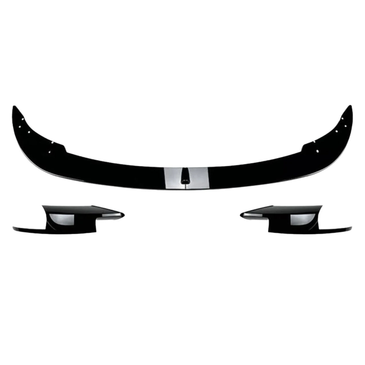 F30 Gloss Black M Performance Style Front Lip 4pc - F30 3-Series