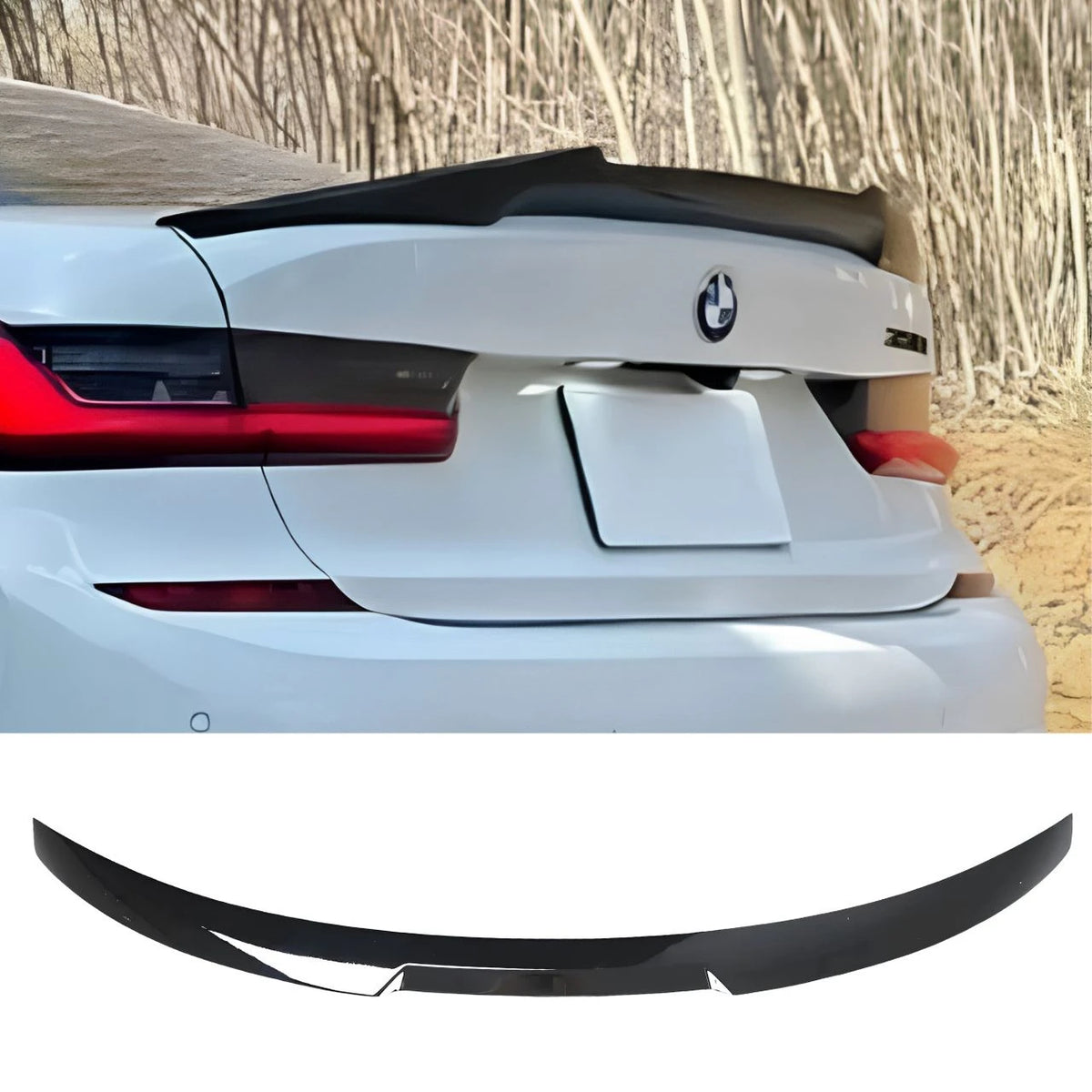 G26 Gloss Black V Style Trunk Spoiler - G26 4-Series