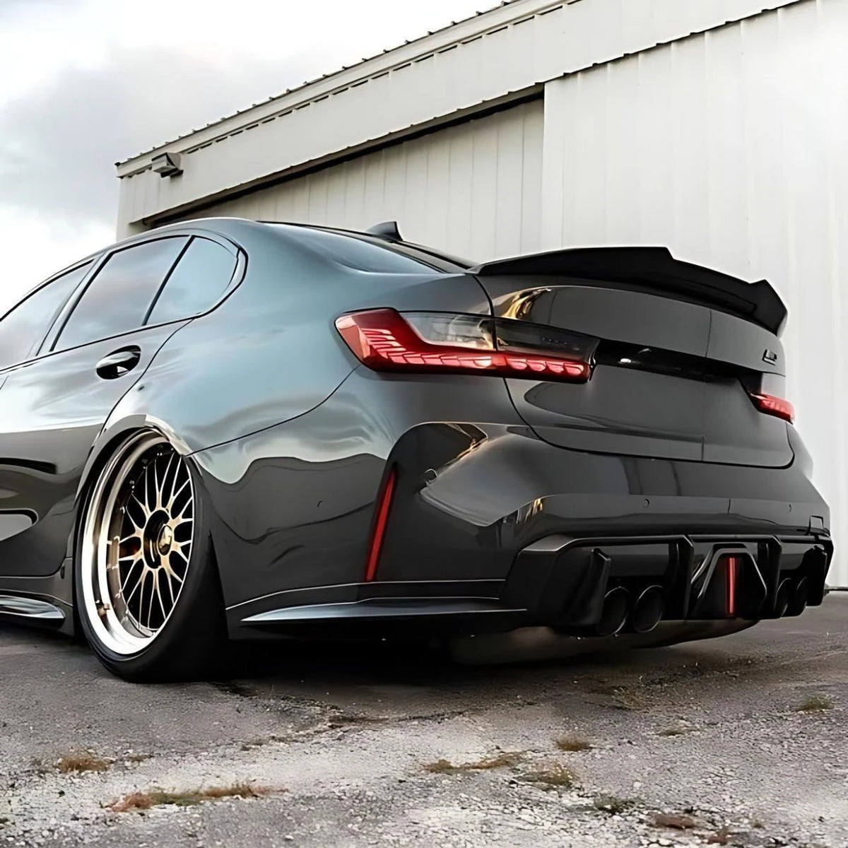 G20/G80 Gloss Black PSM Style Trunk Spoiler - G20 3-Series G80 M3