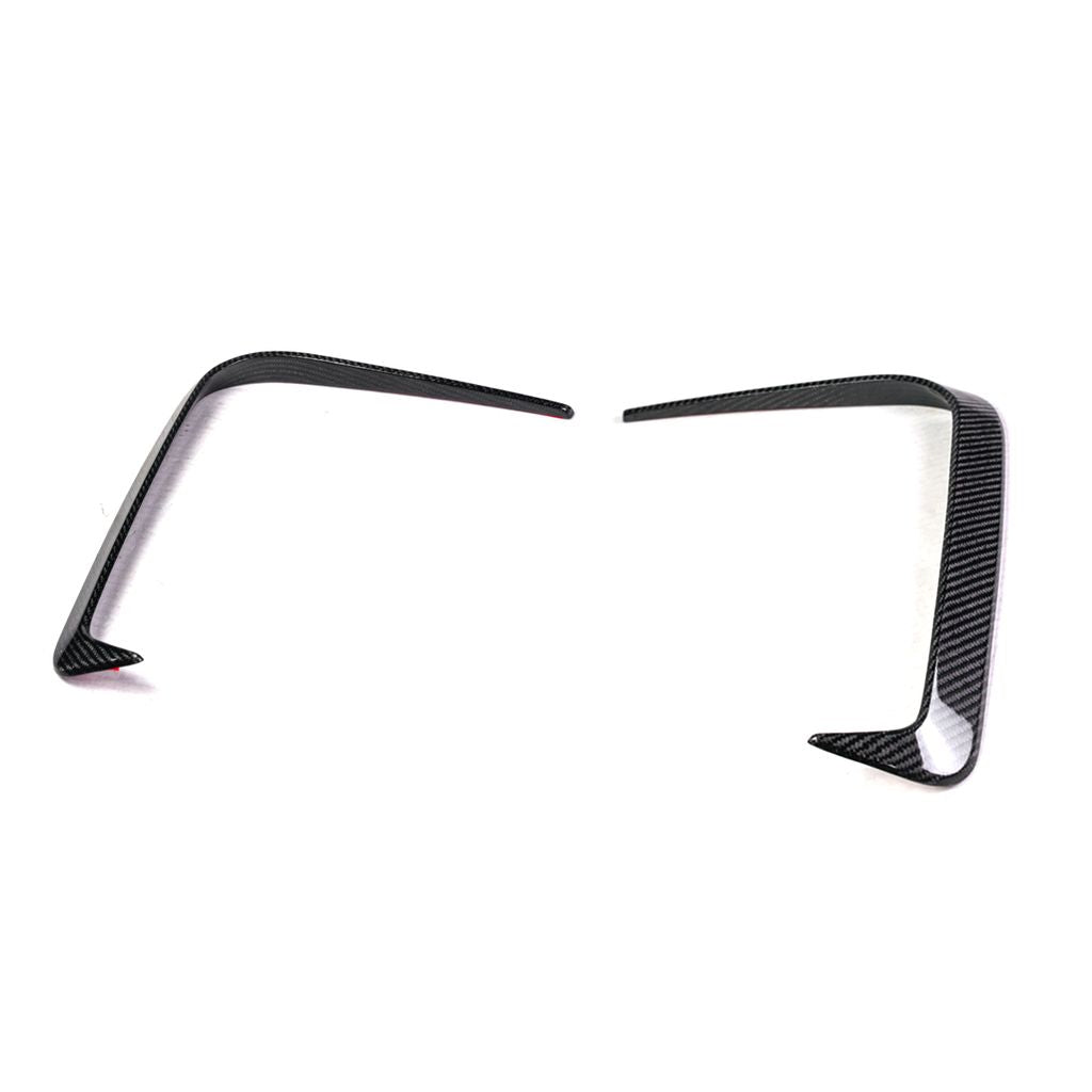 G22 Carbon Fiber Front Bumper Trim Fang - G22 G23 4-Series