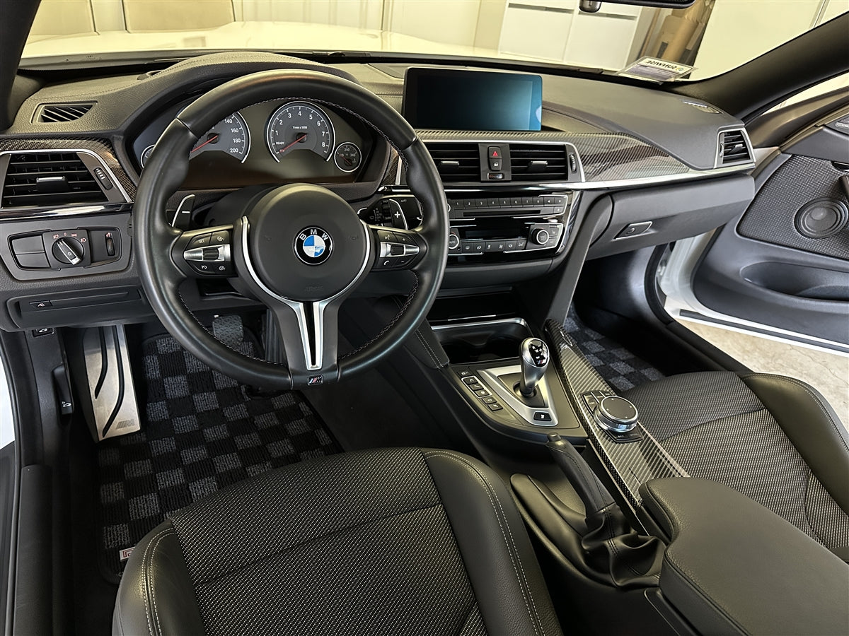 P2M BMW F32/F82 4-SERIES M4 COUPE RACE FLOOR MATS : DARK GREY (FULL SET)