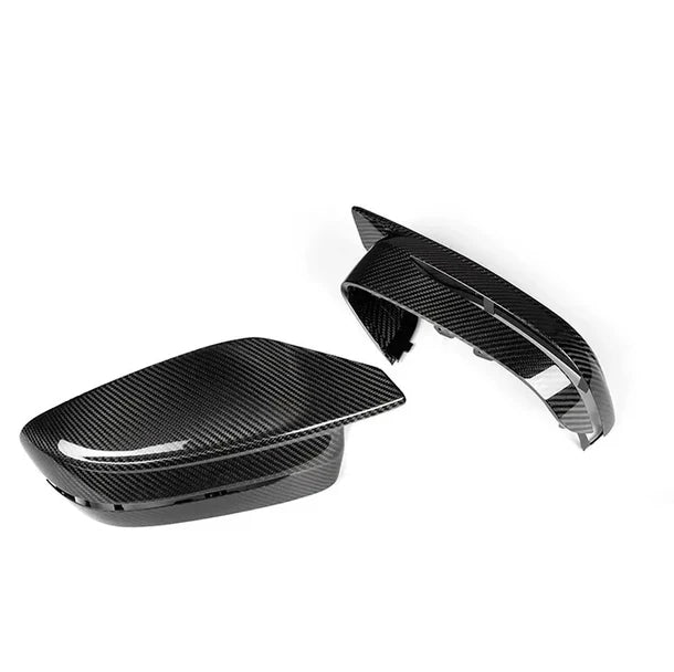 Carbon Fiber Mirror Cover Replacement Set (BMW G80/G82/G83/G87) - MidWest Bimmer Supply