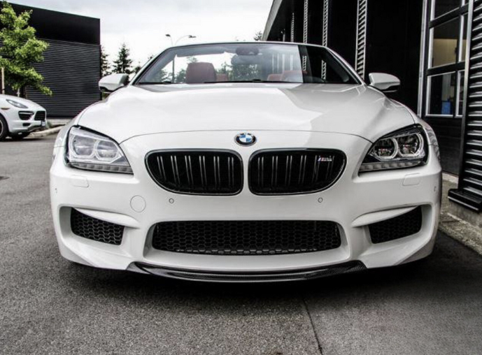 F06 M6 Dry Carbon Fiber Center Front Lip - BMW F06 F12 F13 M6