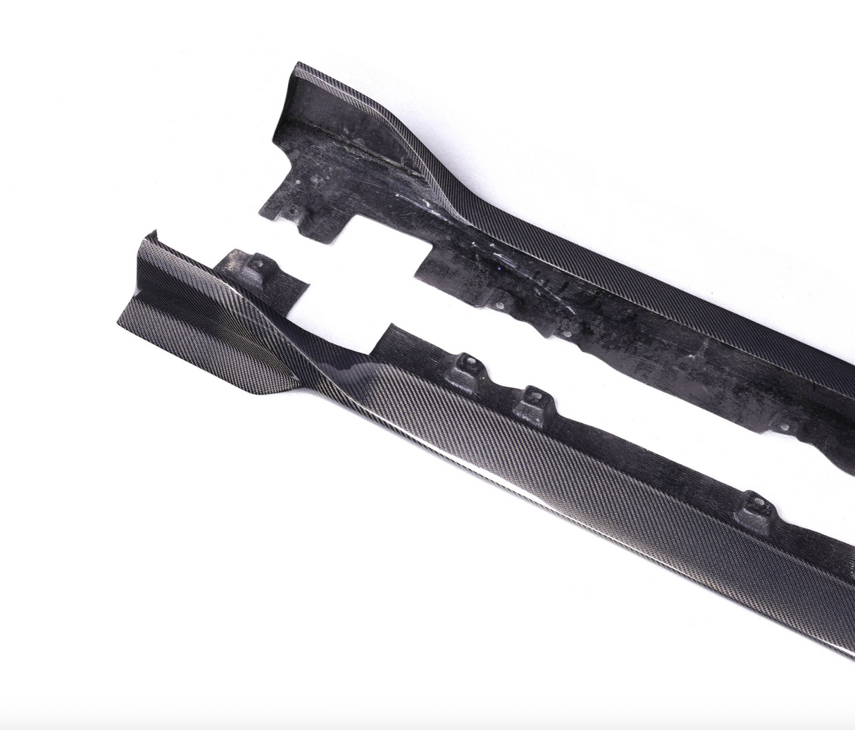 A90/A91 Supra Carbon Fiber AD Style Side Skirts - A90 A91 Supra