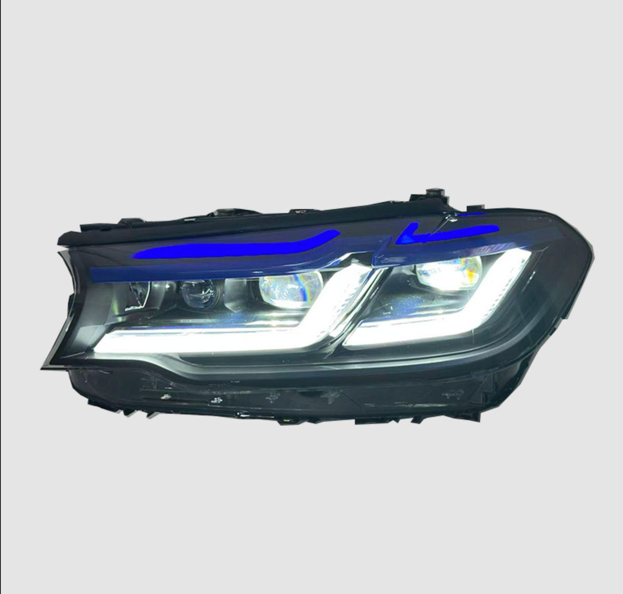 G30 LCI Style Headlights Yellow/White Switchback - F90 M5 G30 G38 5-Series LCI & Pre-LCI