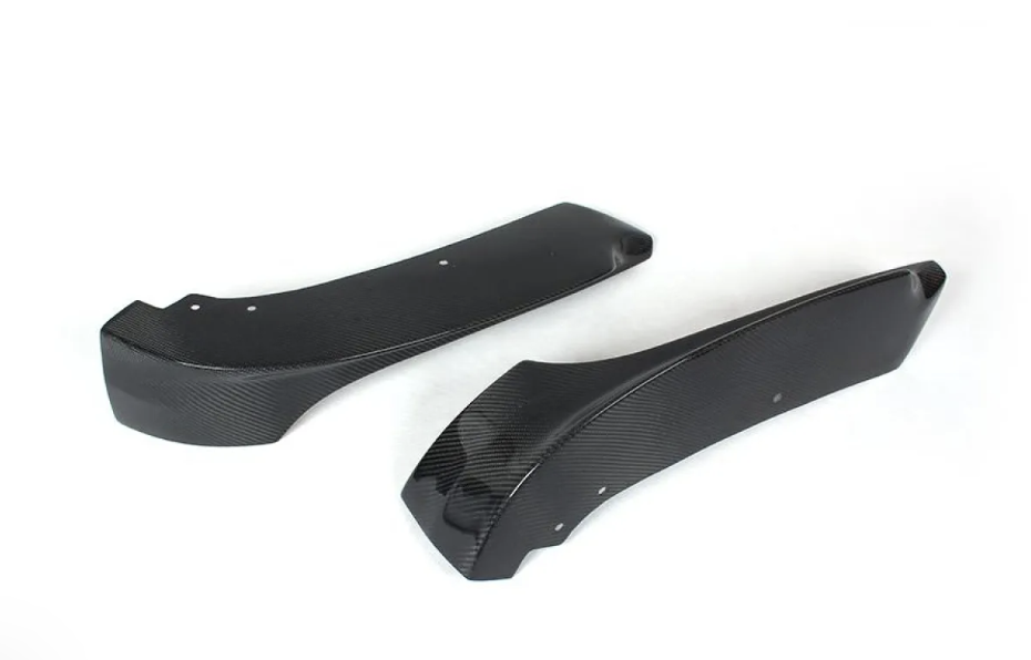 E90 3-Series Carbon Fiber V2 Lower Front Splitters - E90 3-Series LCI 328i 335i