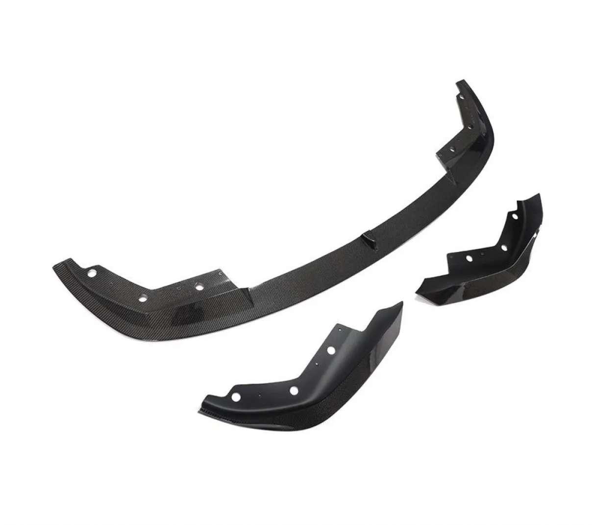 AC Style Carbon Fiber Front Lip 3pc (G20 3-Series Pre LCI) - MidWest Bimmer Supply