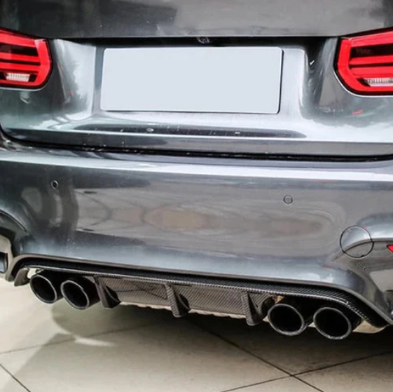 M-Performance Style Carbon Fiber Rear Diffuser (F80 M3 | F82/F83 M4) - MidWest Bimmer Supply