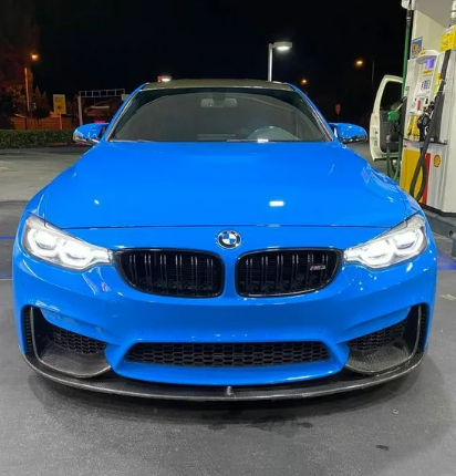 Carbon Fiber M-Performance Style Front Lip W/Splitters (F80 M3 | F82/F83 M4) - MidWest Bimmer Supply